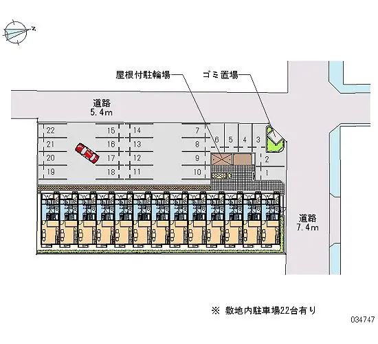 ★手数料０円★西脇市高田井町 月極駐車場